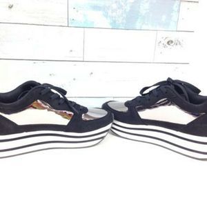 IOB Shoe Republic LA Pewter Sneaker SZ 8